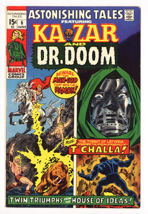 Astonishing Tales Vol 1 6 FN/VF (7.0) (1971) 