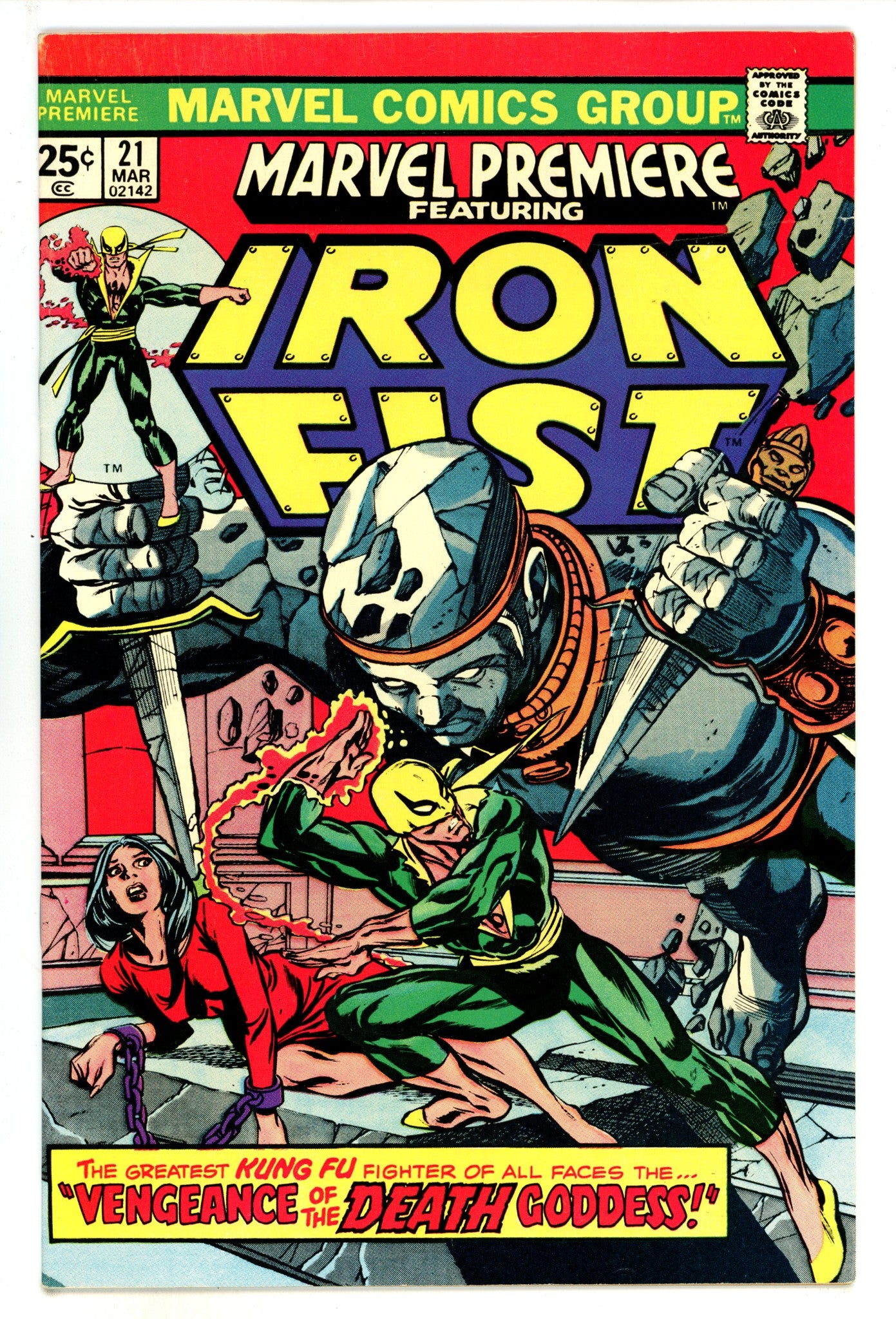 Marvel Premiere 21 VF- (7.5) (1975) 