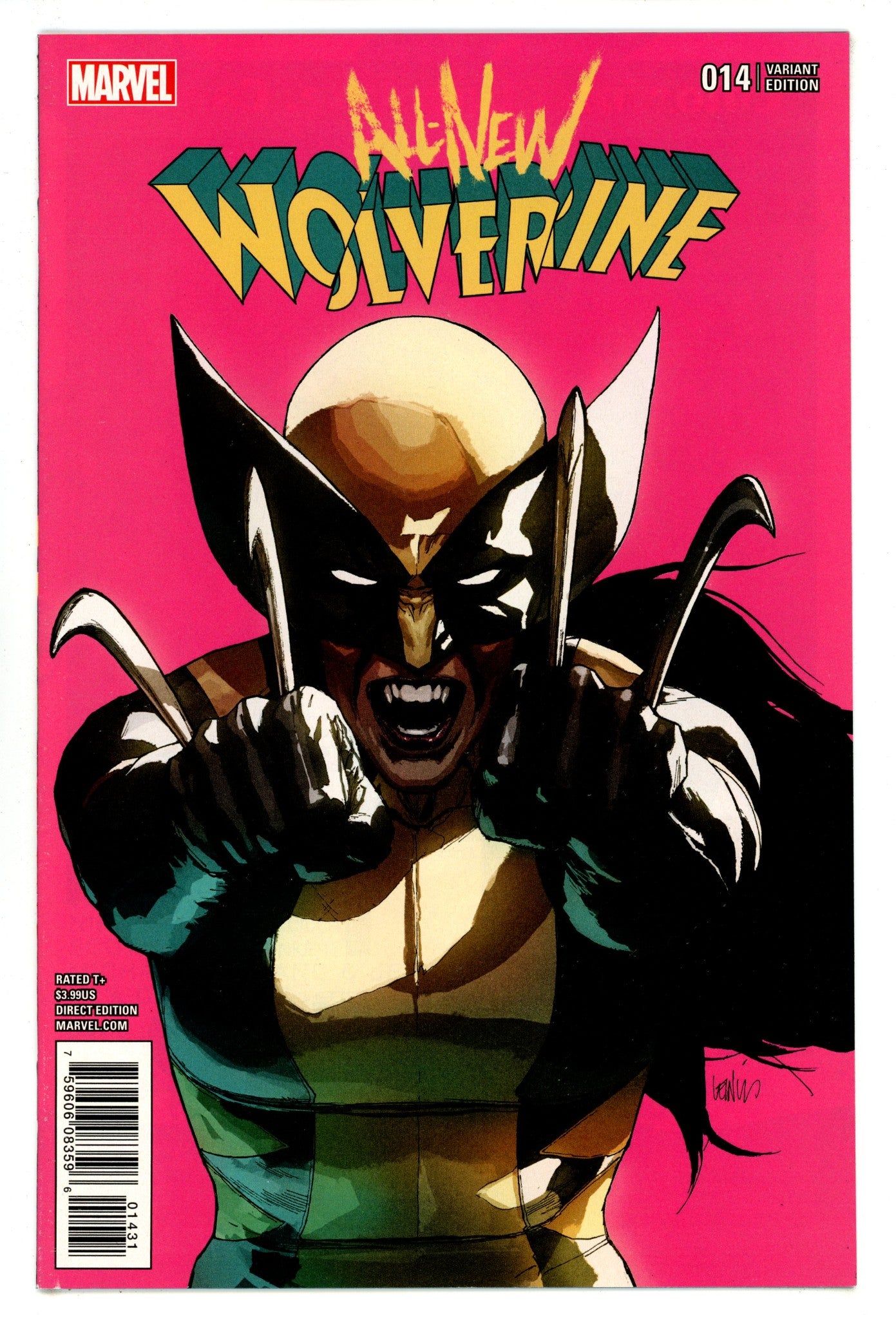 All-New Wolverine 14 VF/NM (9.0) (2017) Yu Variant 