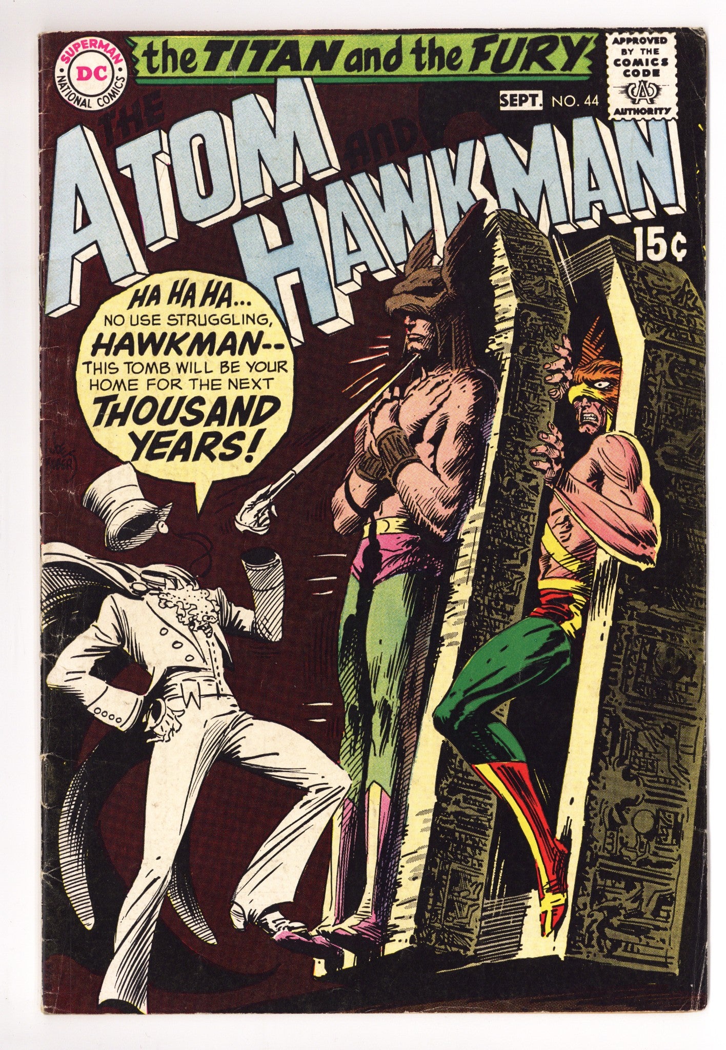 The Atom & Hawkman 44 Low Grade (1969) 