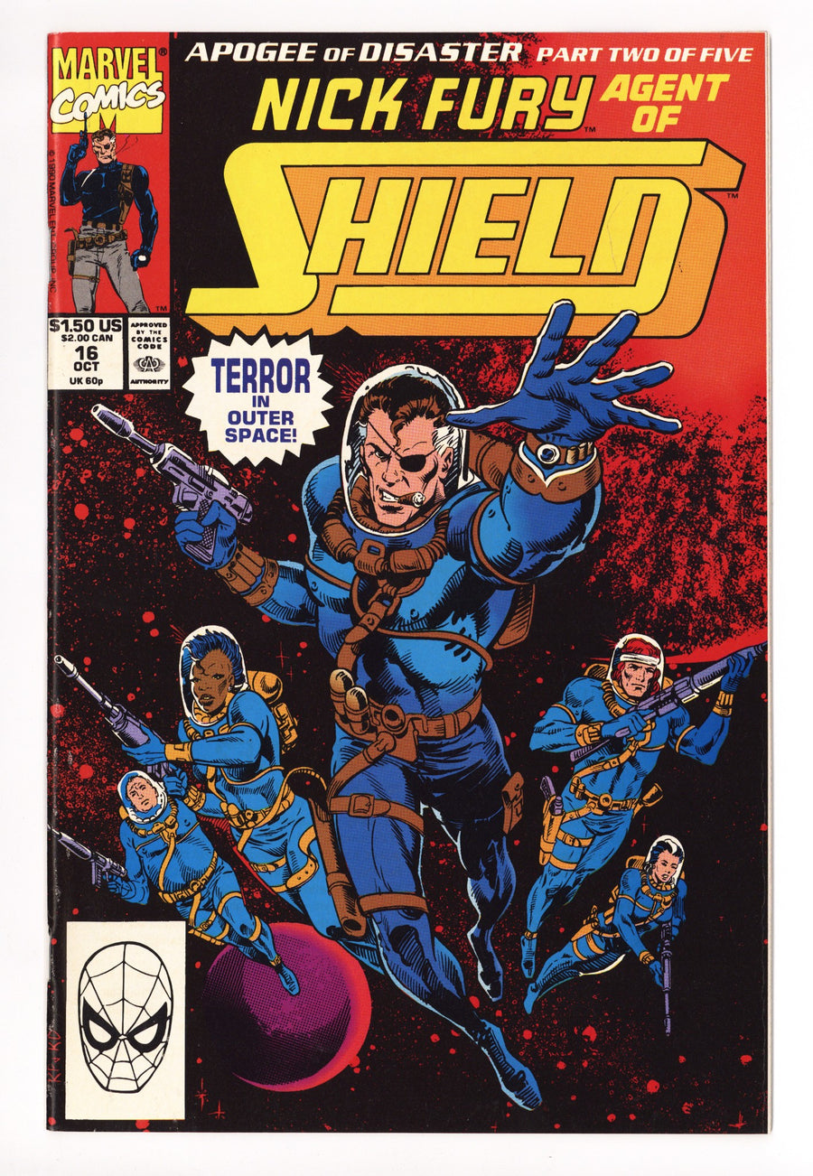 Nick Fury, Agent of S.H.I.E.L.D. Vol 4 16 High Grade (1990) 
