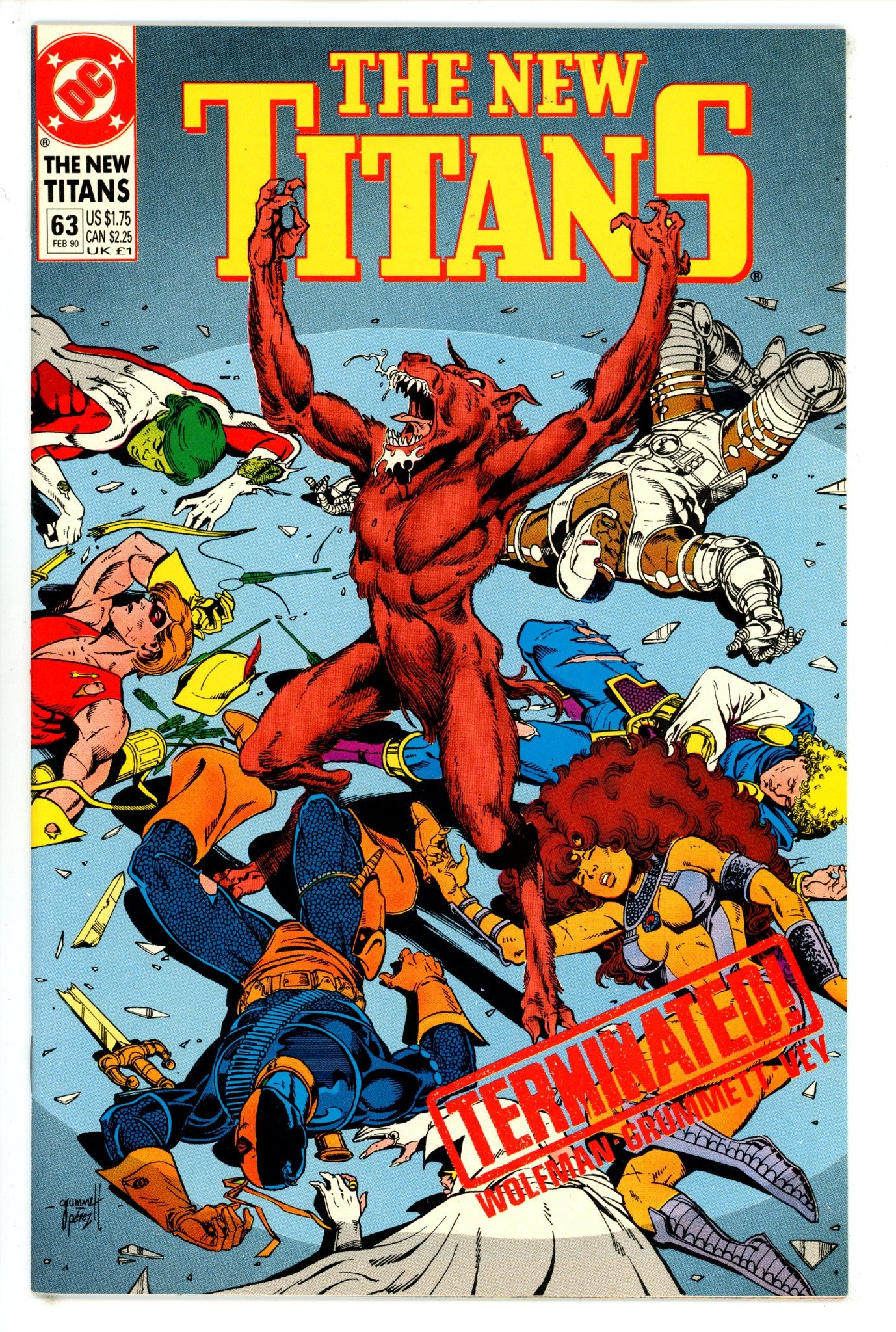 The New Titans 63 (1990)