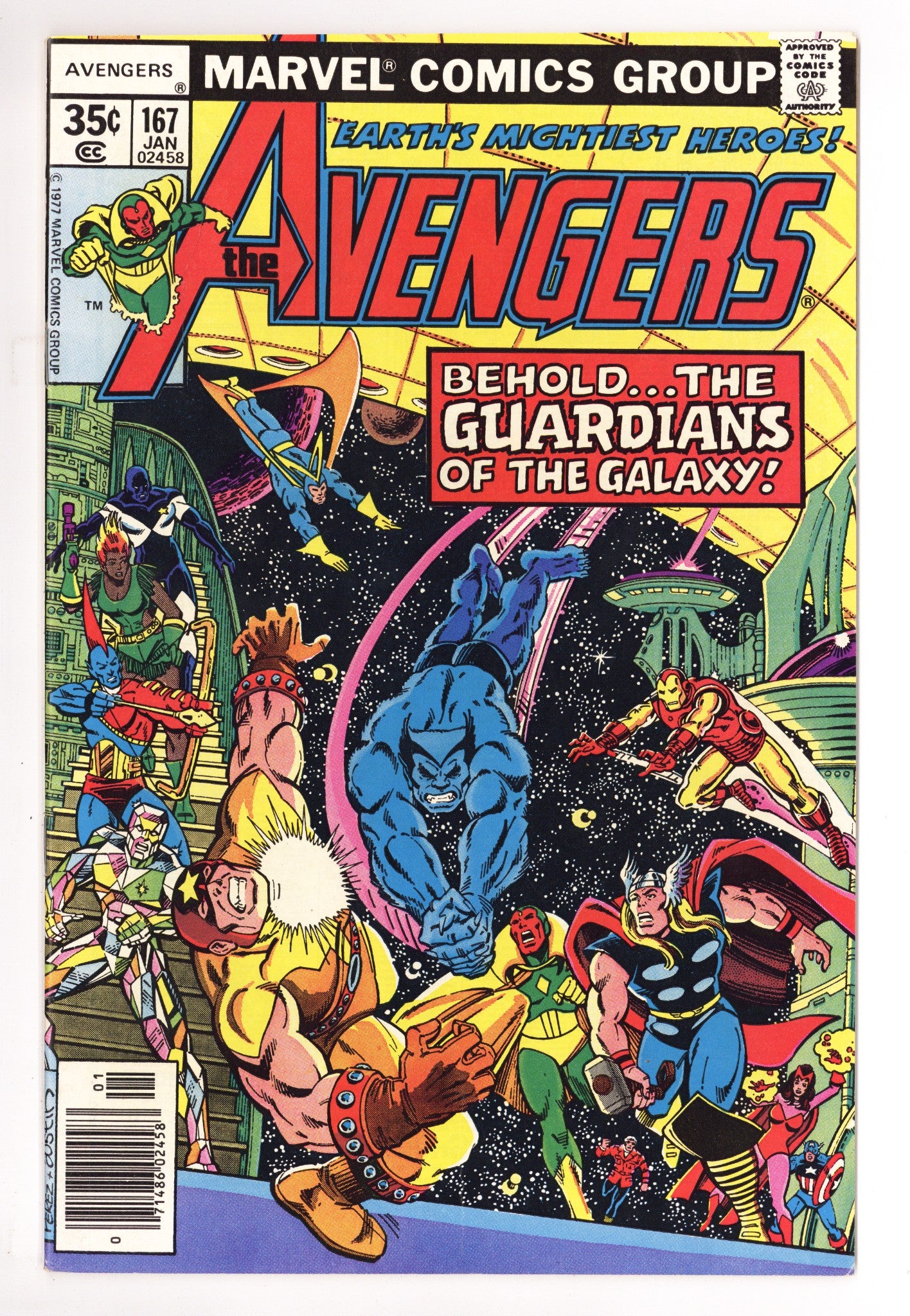 The Avengers Vol 1 167 FN/VF (7.0) (1978) 