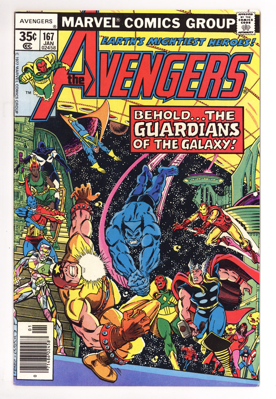 The Avengers Vol 1 167 FN/VF (7.0) (1978) 