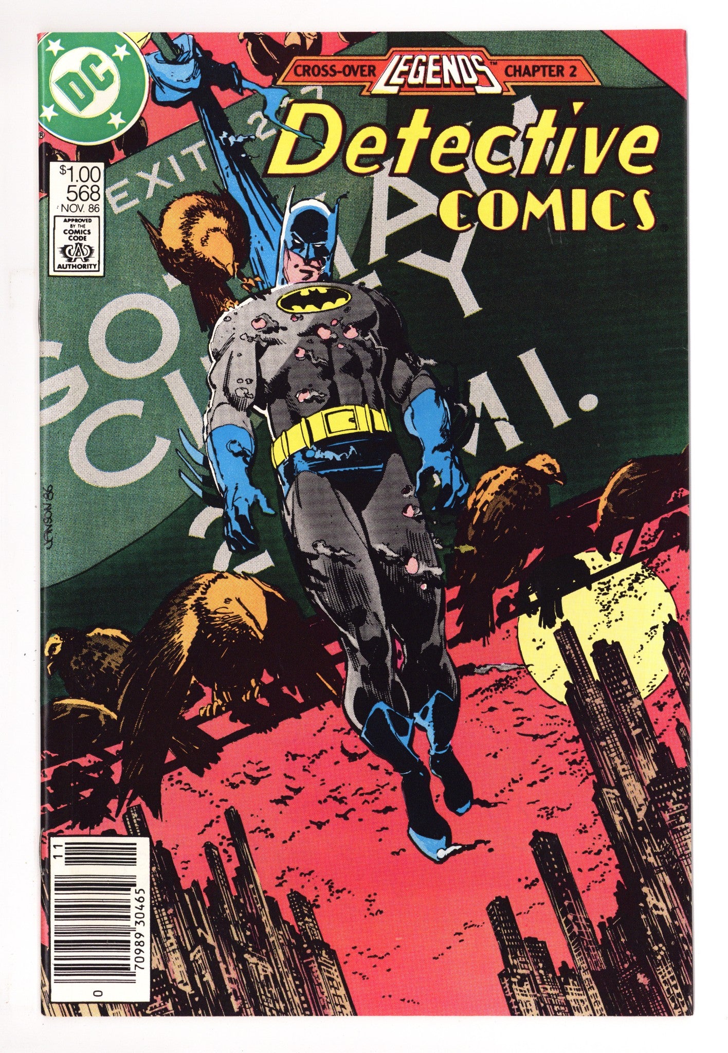 Detective Comics Vol 1 568 VF+ (8.5) (1986) Canadian Price Variant 