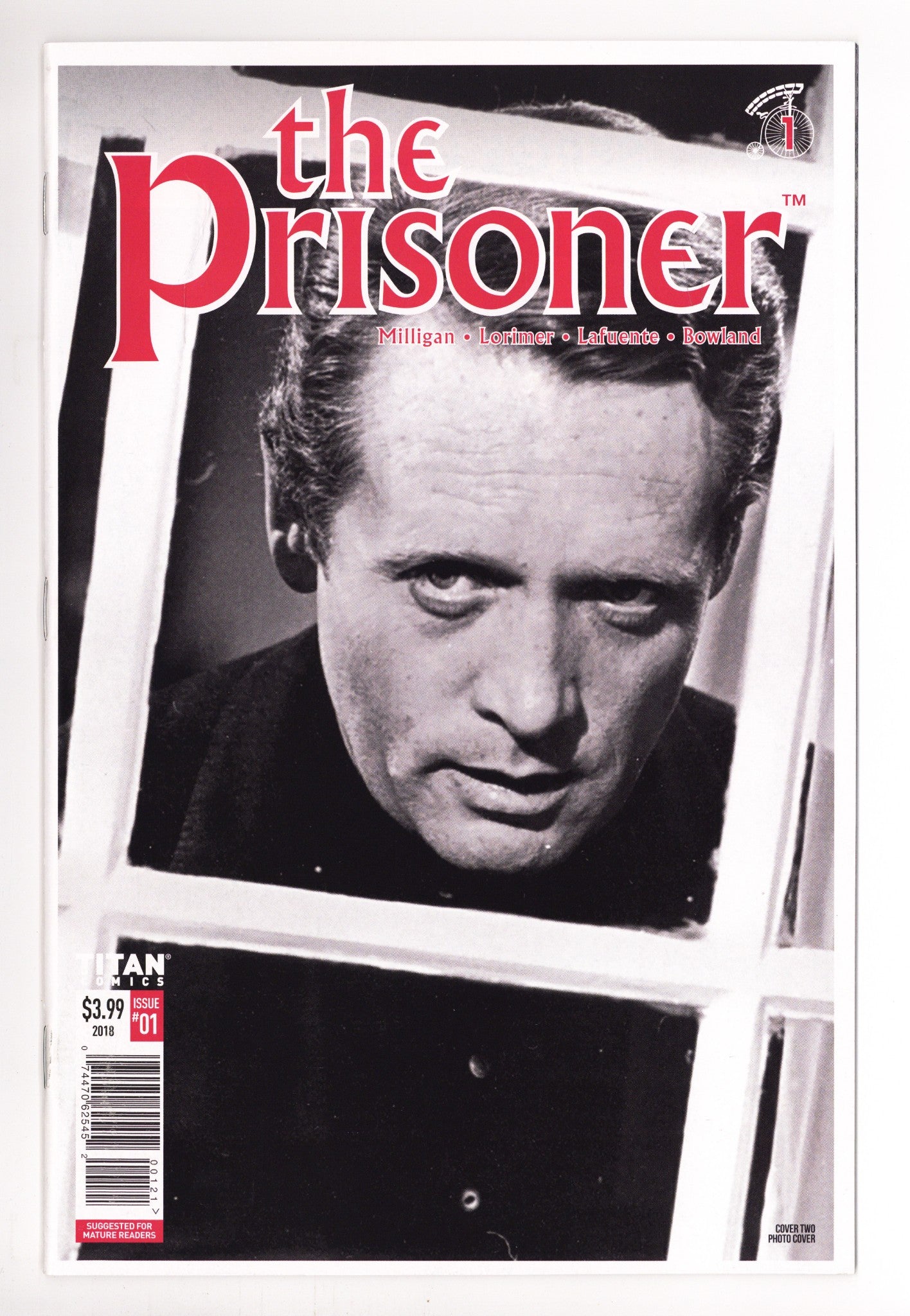 The Prisoner: The Uncertainty Machine 1 VF/NM (9.0) (2018) Photo Variant 