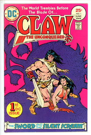 Claw the Unconquered 1 VF/NM (1975)