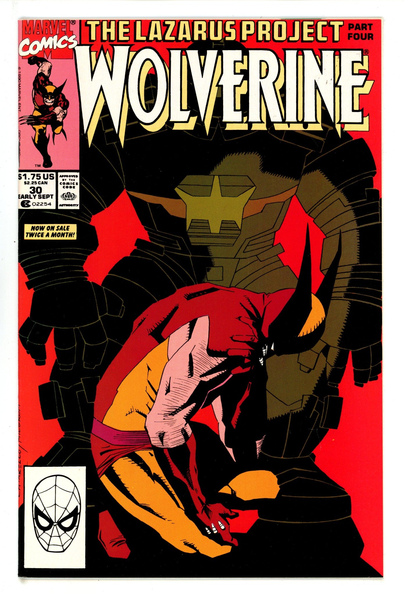 Wolverine Vol 2 30 NM (9.4) (1990) 