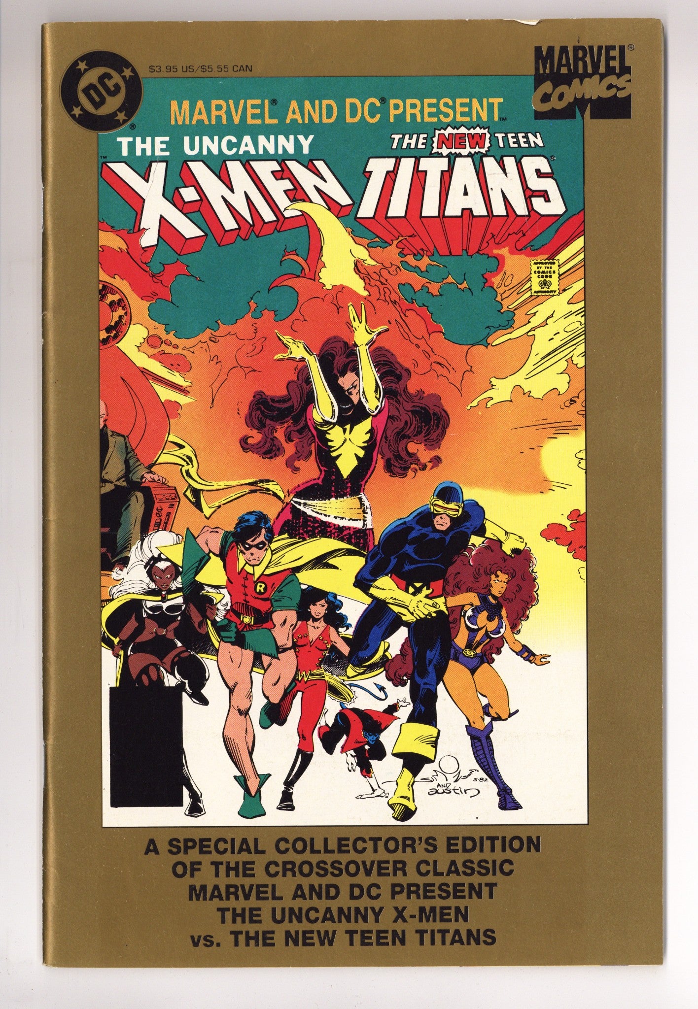 The Uncanny X-Men and the New Teen Titans 1 Mid Grade (1995) 