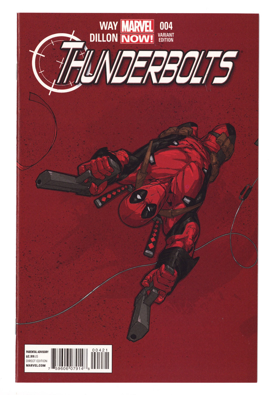 Thunderbolts Vol 2 4 NM- (9.2) (2013) Tan Incentive Variant 