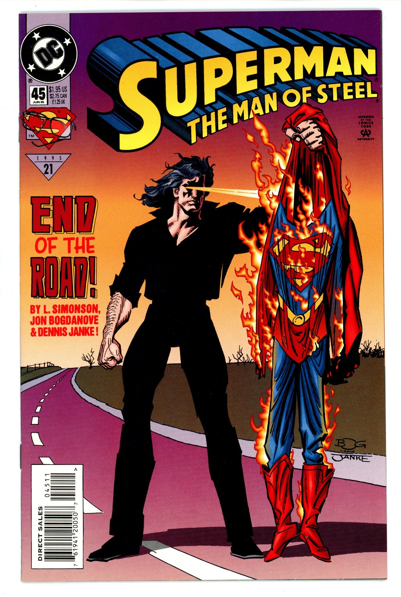 Superman: The Man of Steel 45 High Grade (1995) 