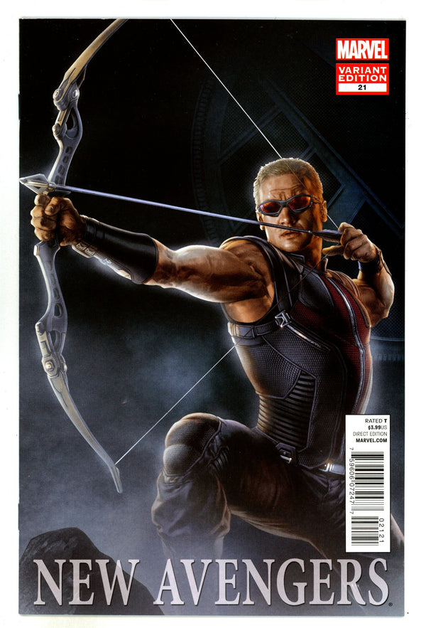 New Avengers Vol 2 21 Mid Grade (2012) Hawkeye Incentive Variant