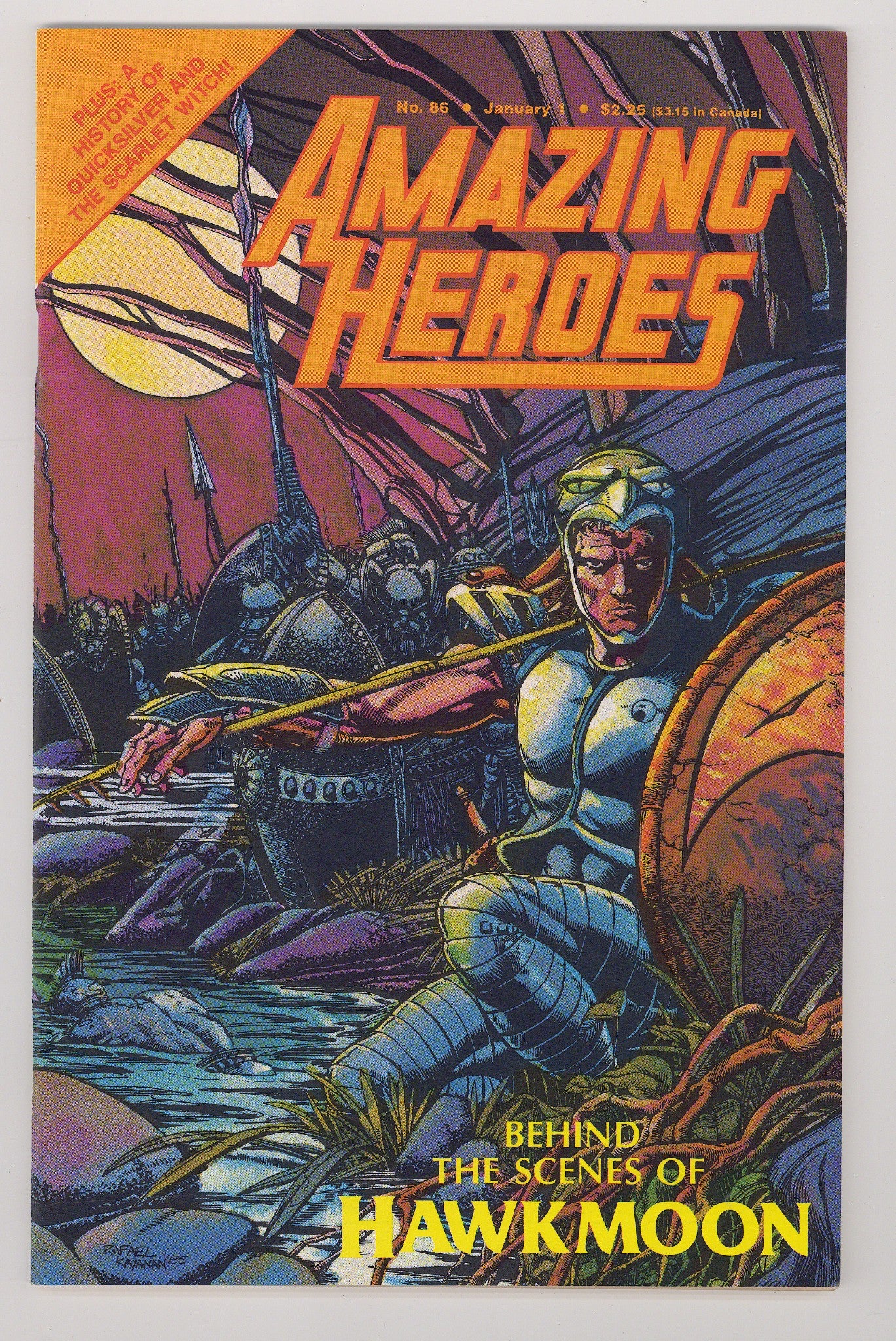 Amazing Heroes 86 VF+ (8.5) (1986) 