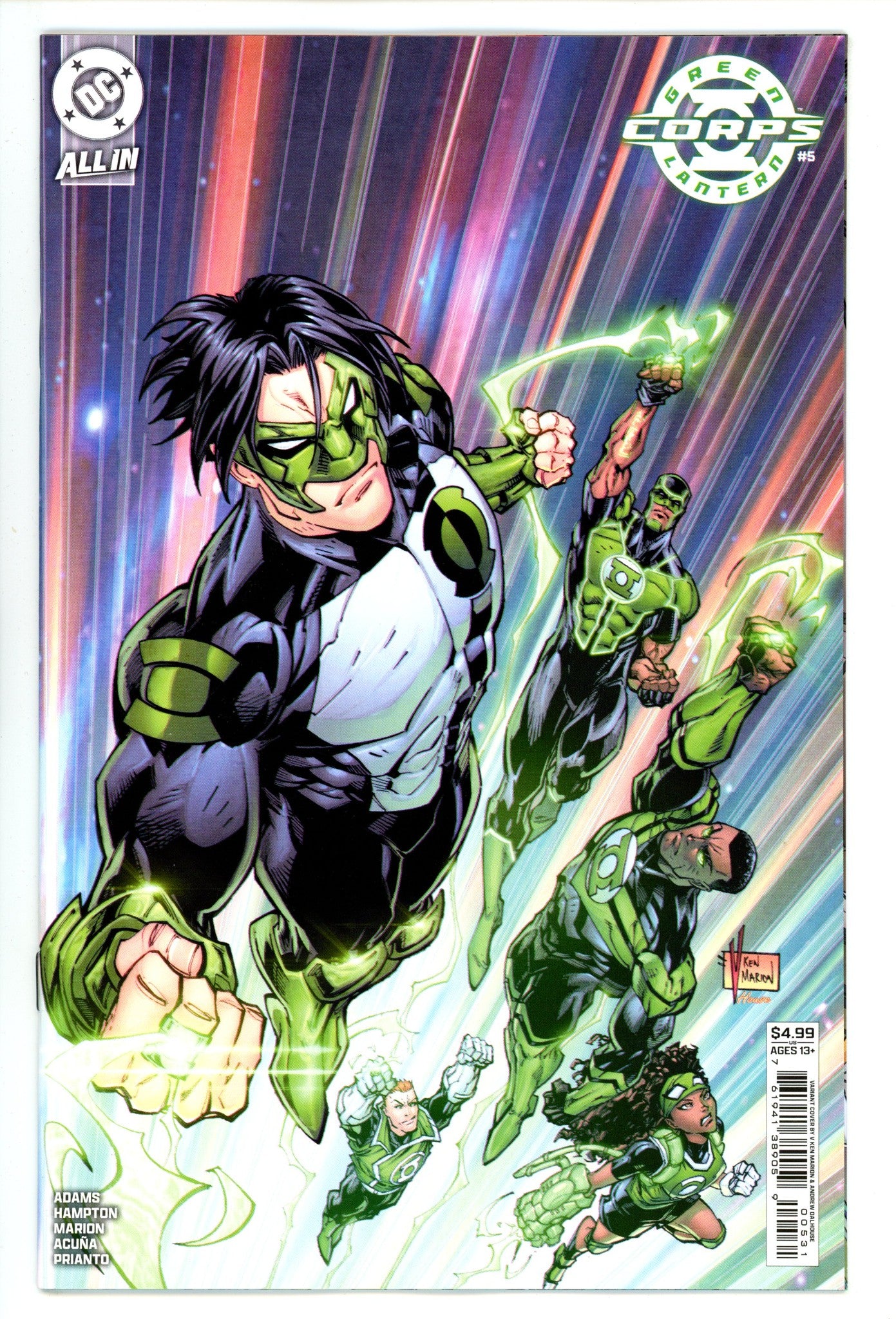 Green Lantern Corps Vol 4 5 Marion Variant (2025)