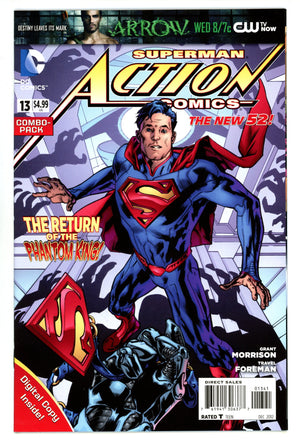 Action Comics Vol 2 13 High Grade (2012) Combo-Pack Variant