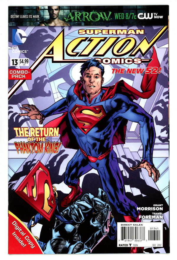 Action Comics Vol 2 13 High Grade (2012) Combo-Pack Variant