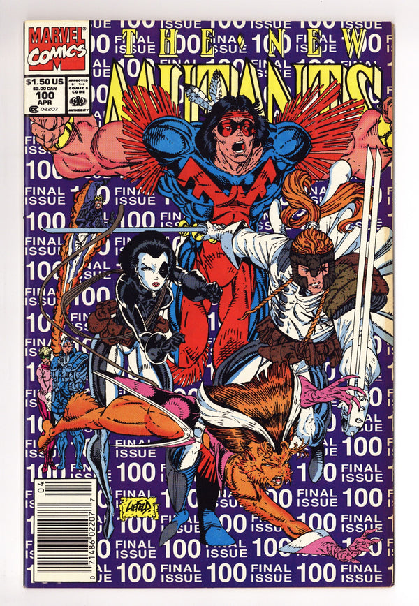 The New Mutants Vol 1 100 Mid Grade (1991) Newsstand