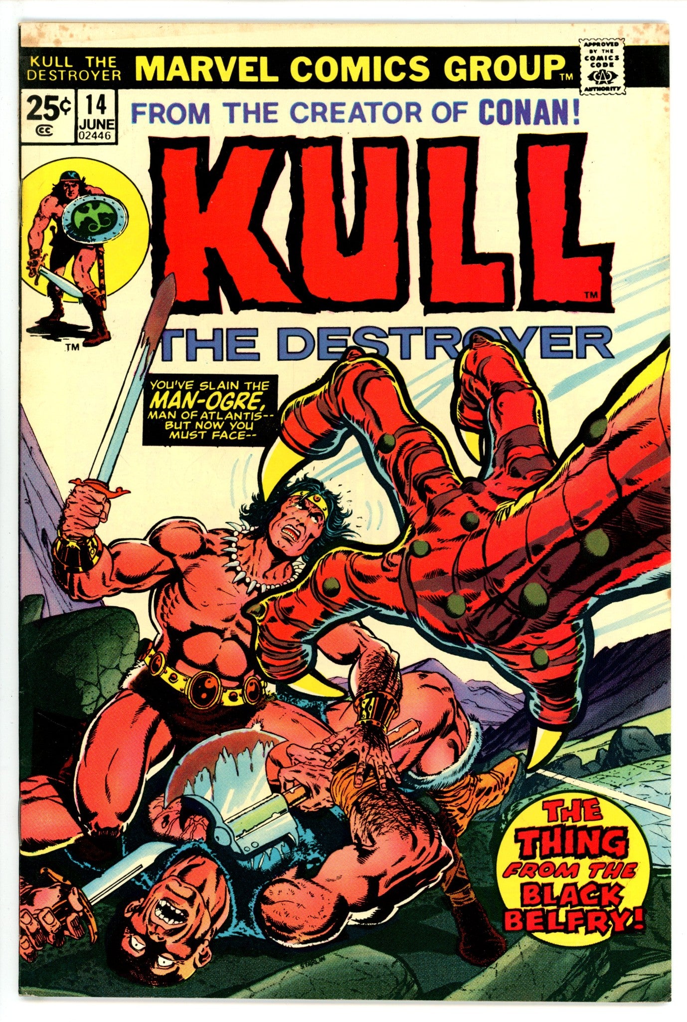 Kull the Destroyer Vol 1 14 VF- (1974)