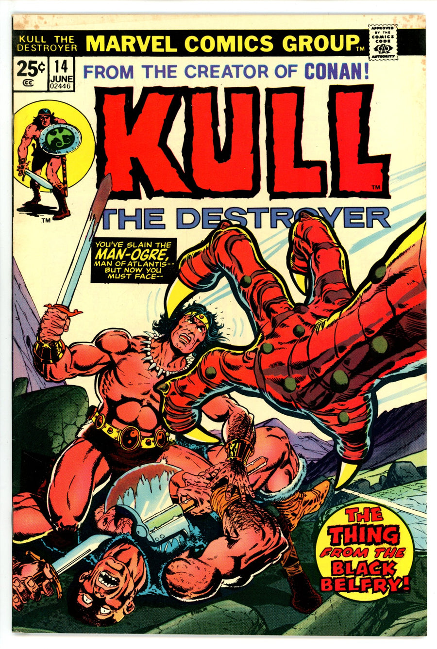 Kull the Destroyer Vol 1 14 VF- (1974)