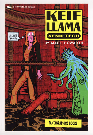 Keif Llama -- Xeno-Tech Vol 1 3 Mid Grade (1988)