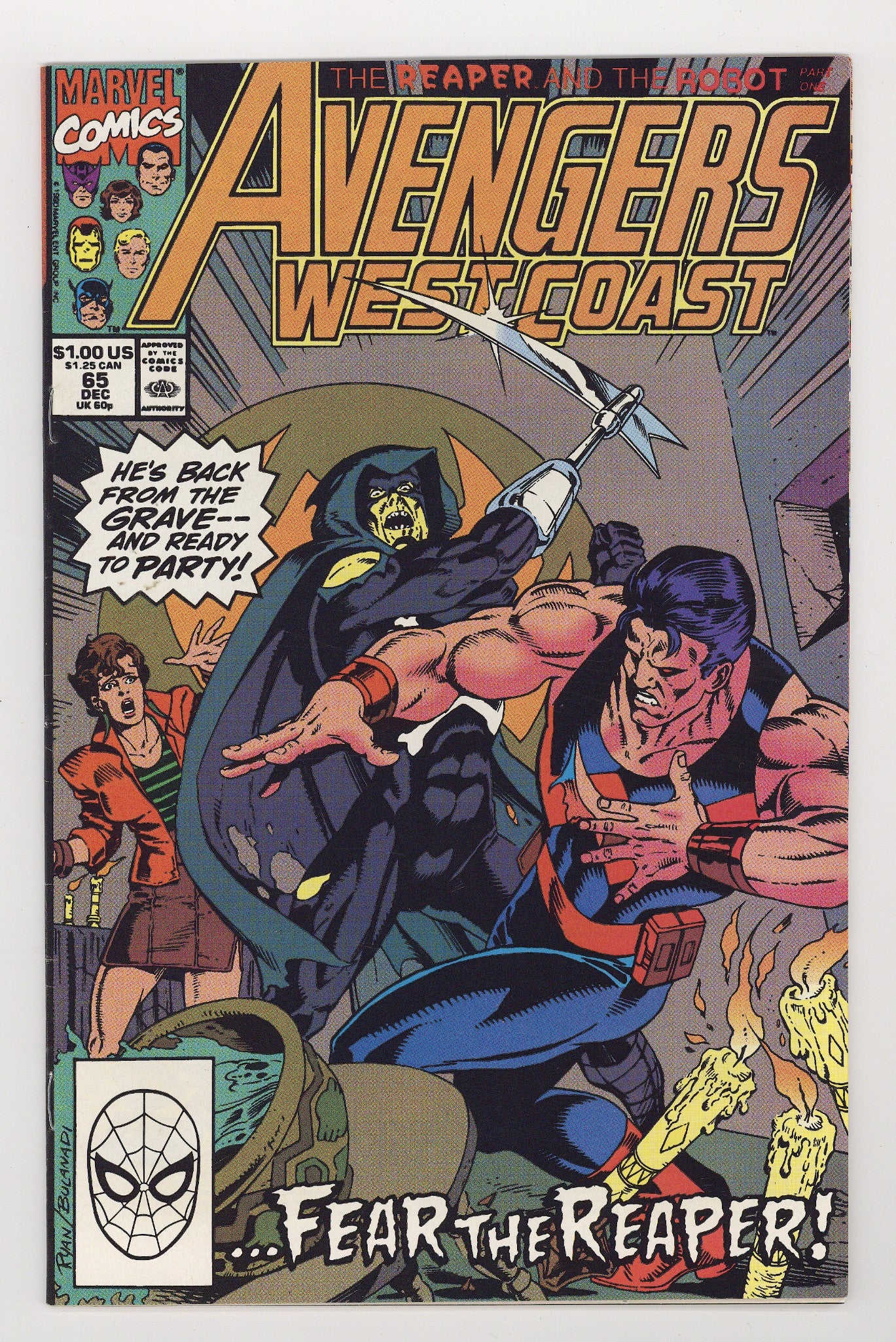 Avengers West Coast Vol 2 65 Mid Grade (1990) 