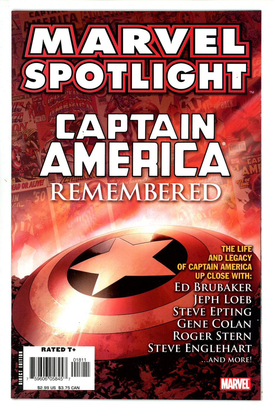 Marvel Spotlight: Captain America Remembered [nn] High Grade (2007) 