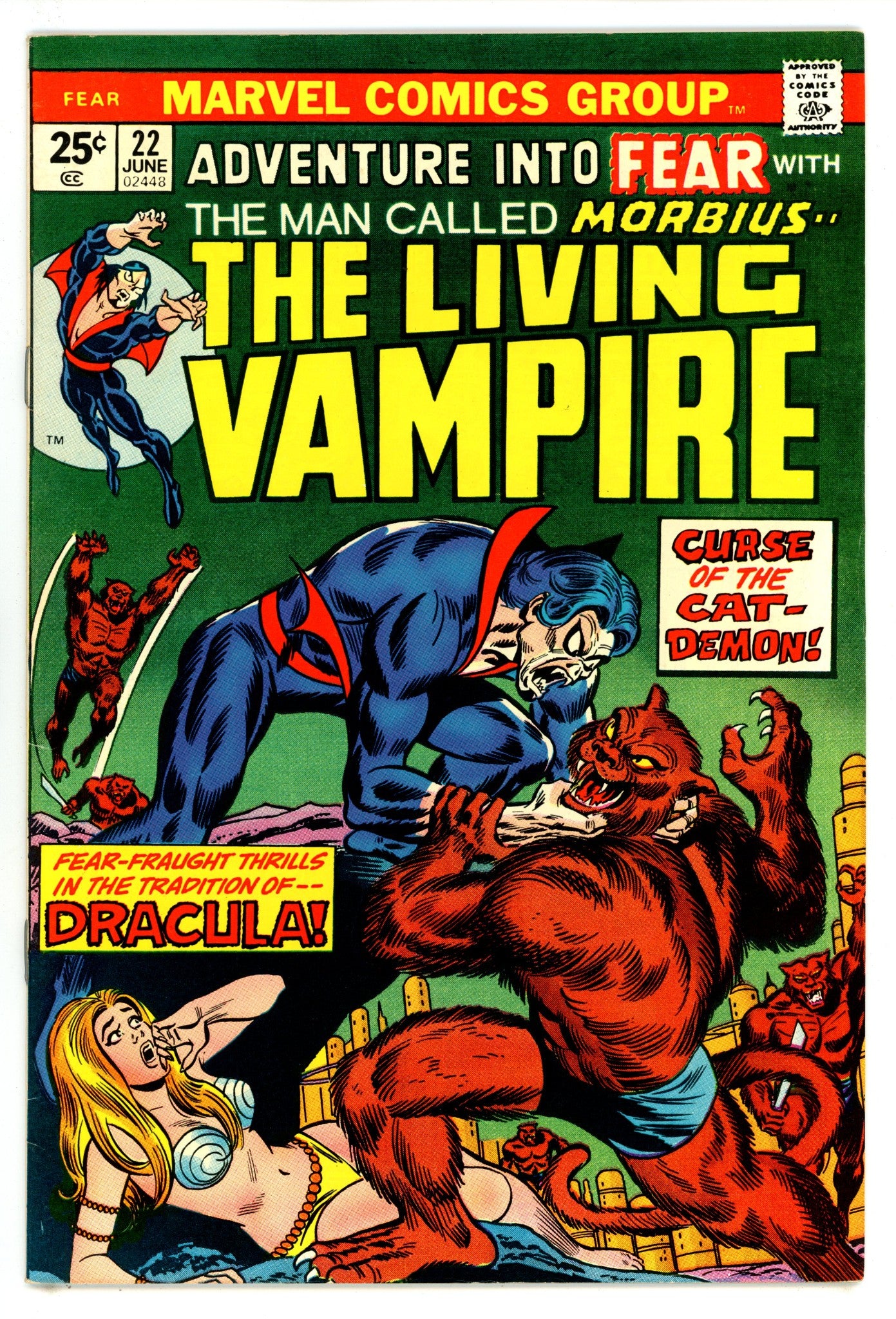 Fear   22  FN/VF (7.0)   (1974)        