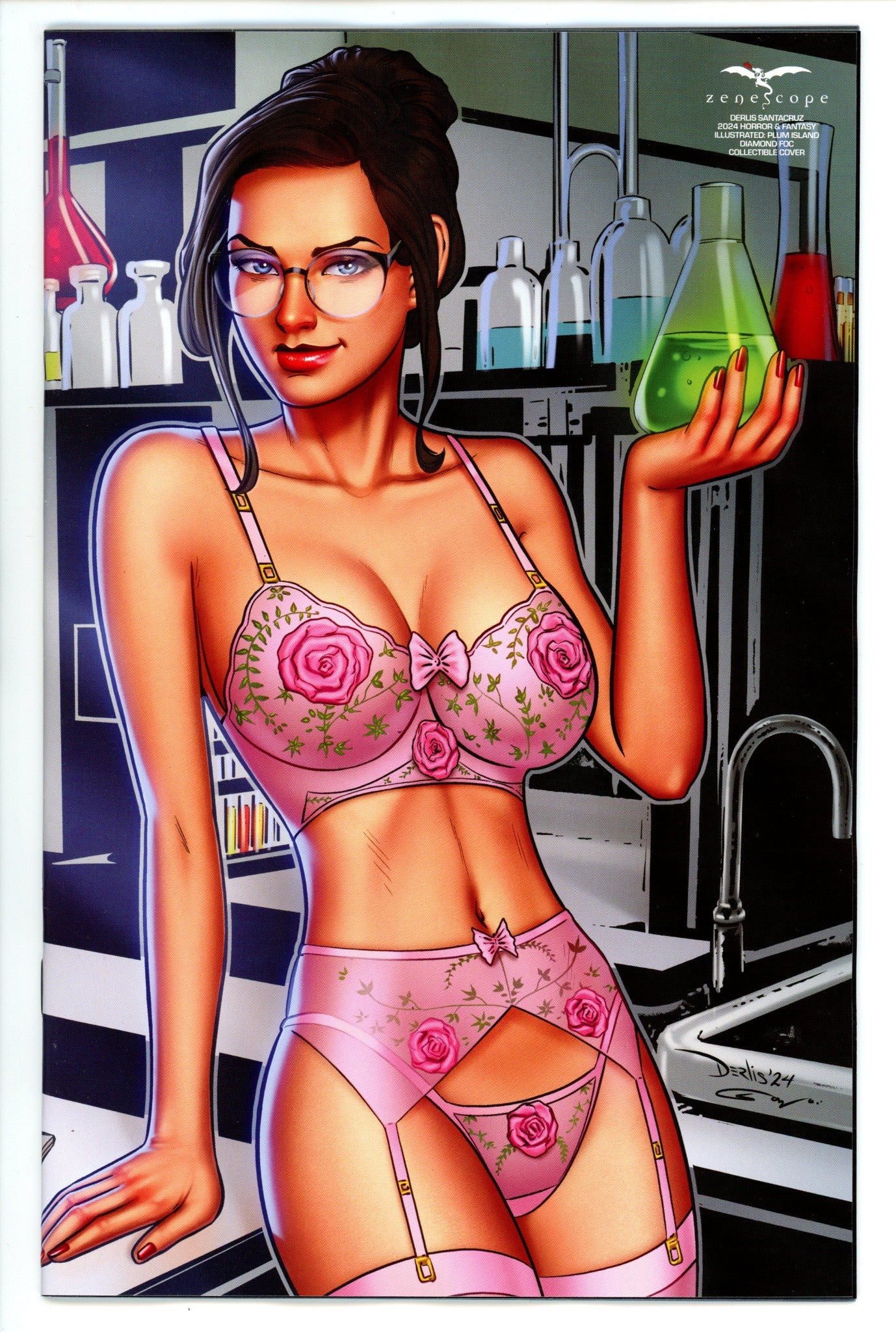 Horror & Fantasy Illustrated Plum Island 1 Santacruz Incentive Variant NM- (2024)