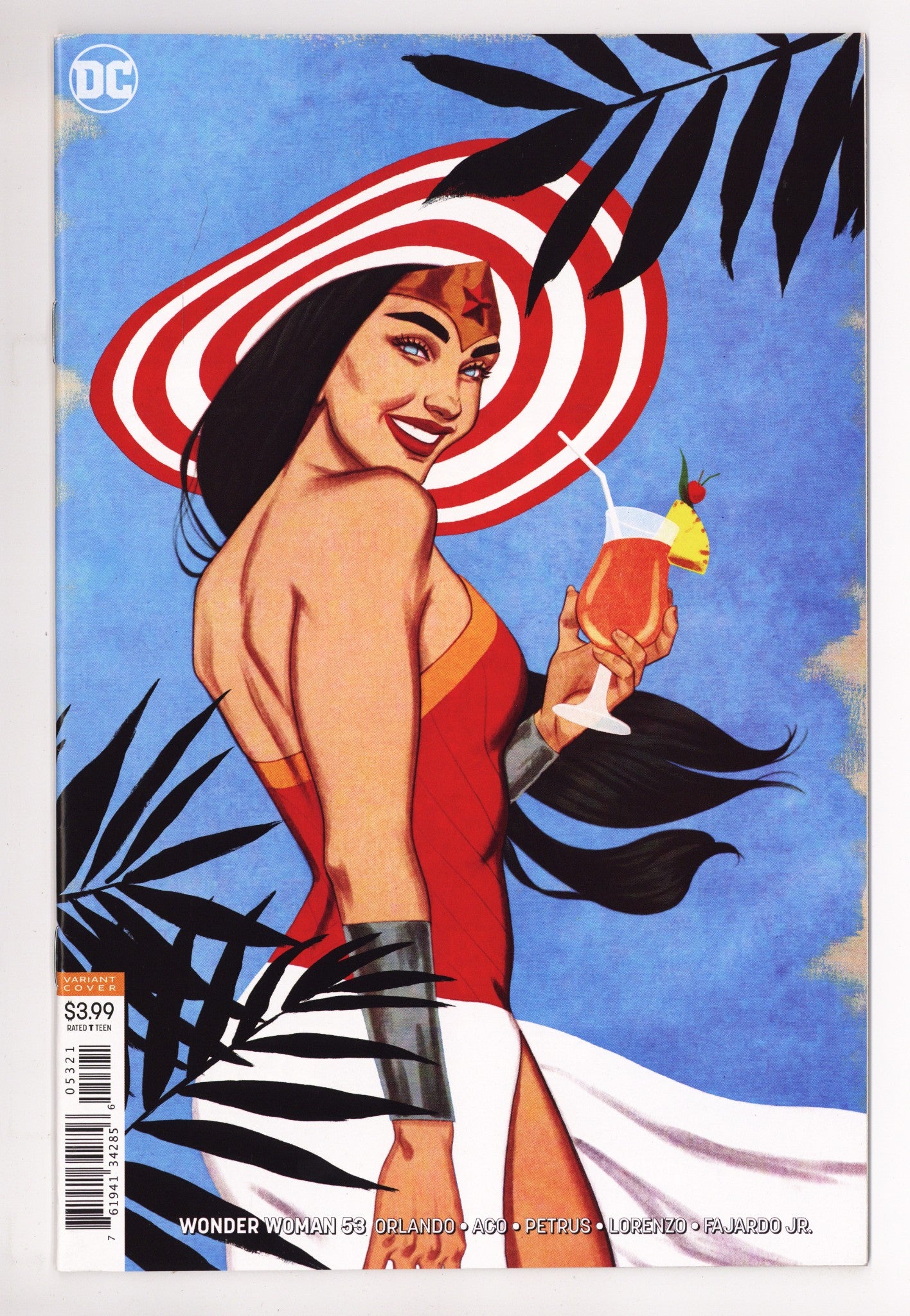 Wonder Woman Vol 5 53 High Grade (2018) Frison Variant 