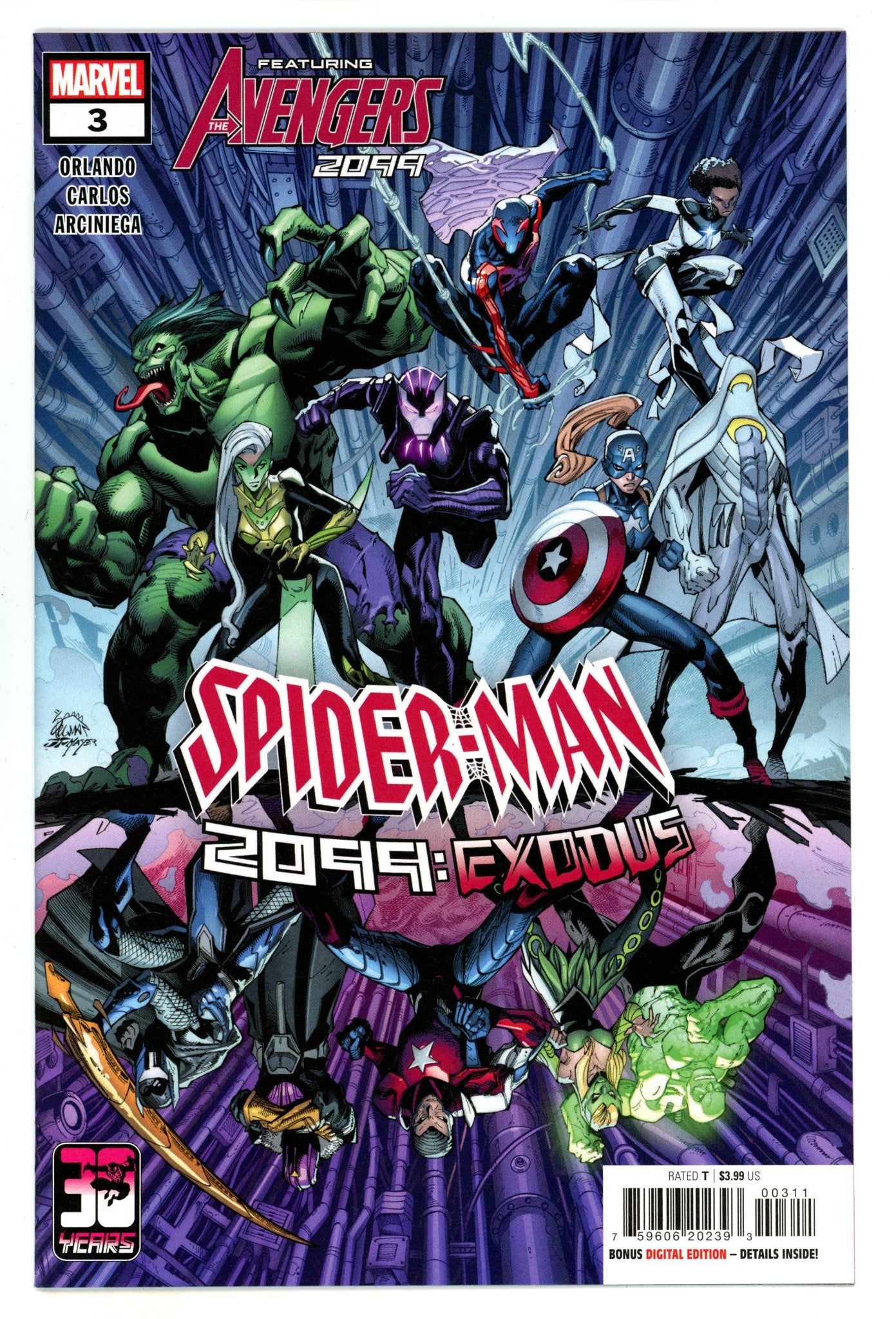 Spider-Man 2099: Exodus  3  High Grade  (2022)  