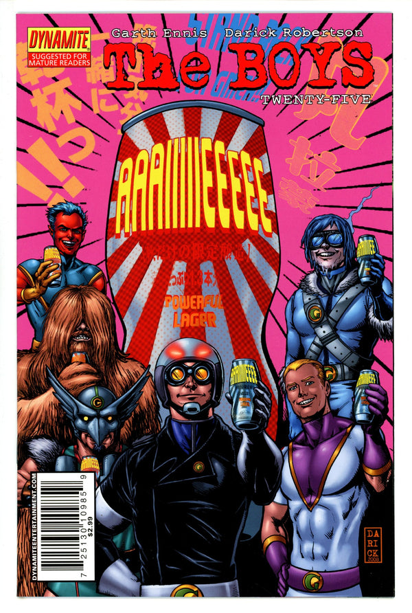 The Boys 25 Variant NM- (9.2) (2008)