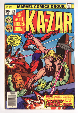 Ka-Zar Vol 2 20 Mid Grade (1977)