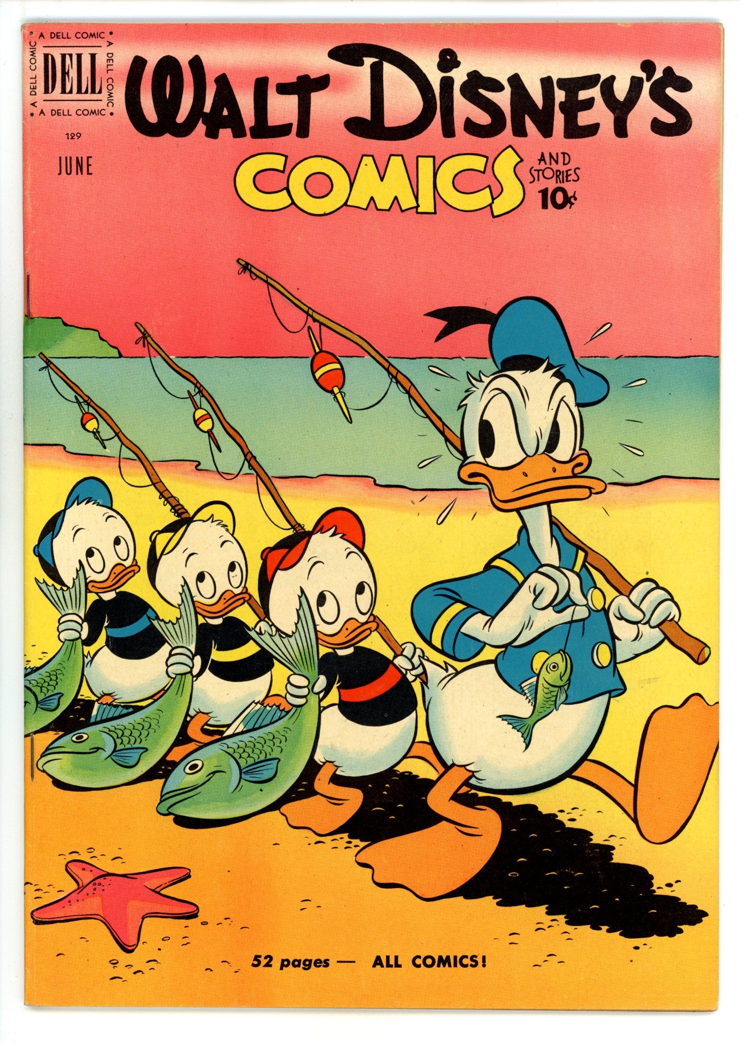 Walt Disney's Comics and Stories Vol 11 9 (129) VF- (7.5) (1951) 