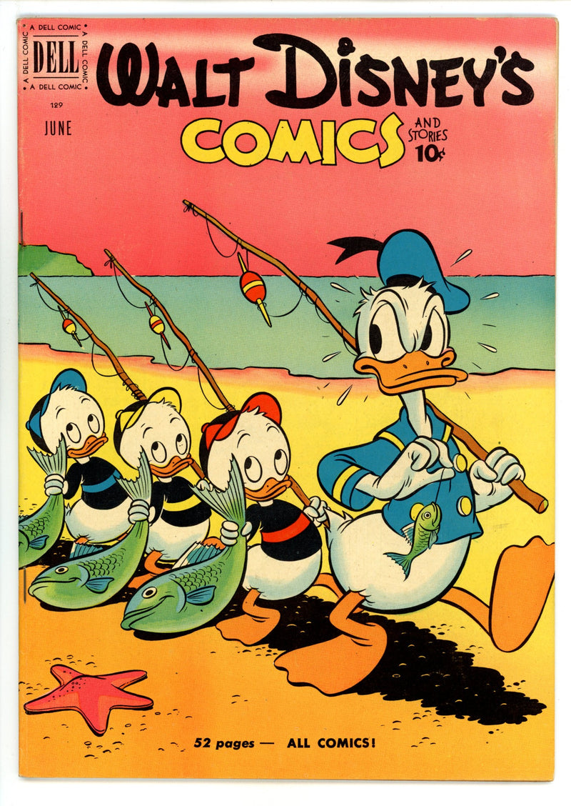 Walt Disney's Comics and Stories Vol 11 9 (129) VF- (7.5) (1951) 