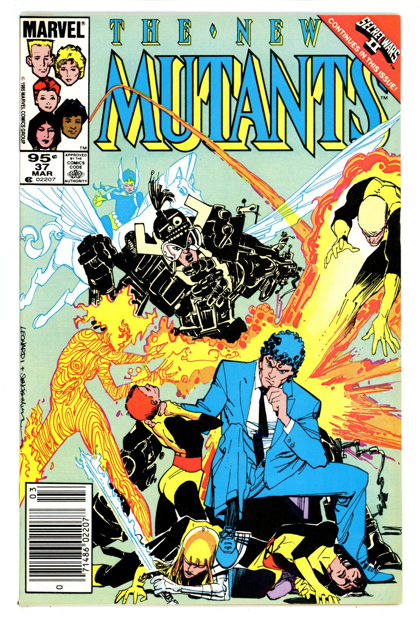 The New Mutants Vol 1 37 FN+ (6.5) (1986) Canadian Price Variant 