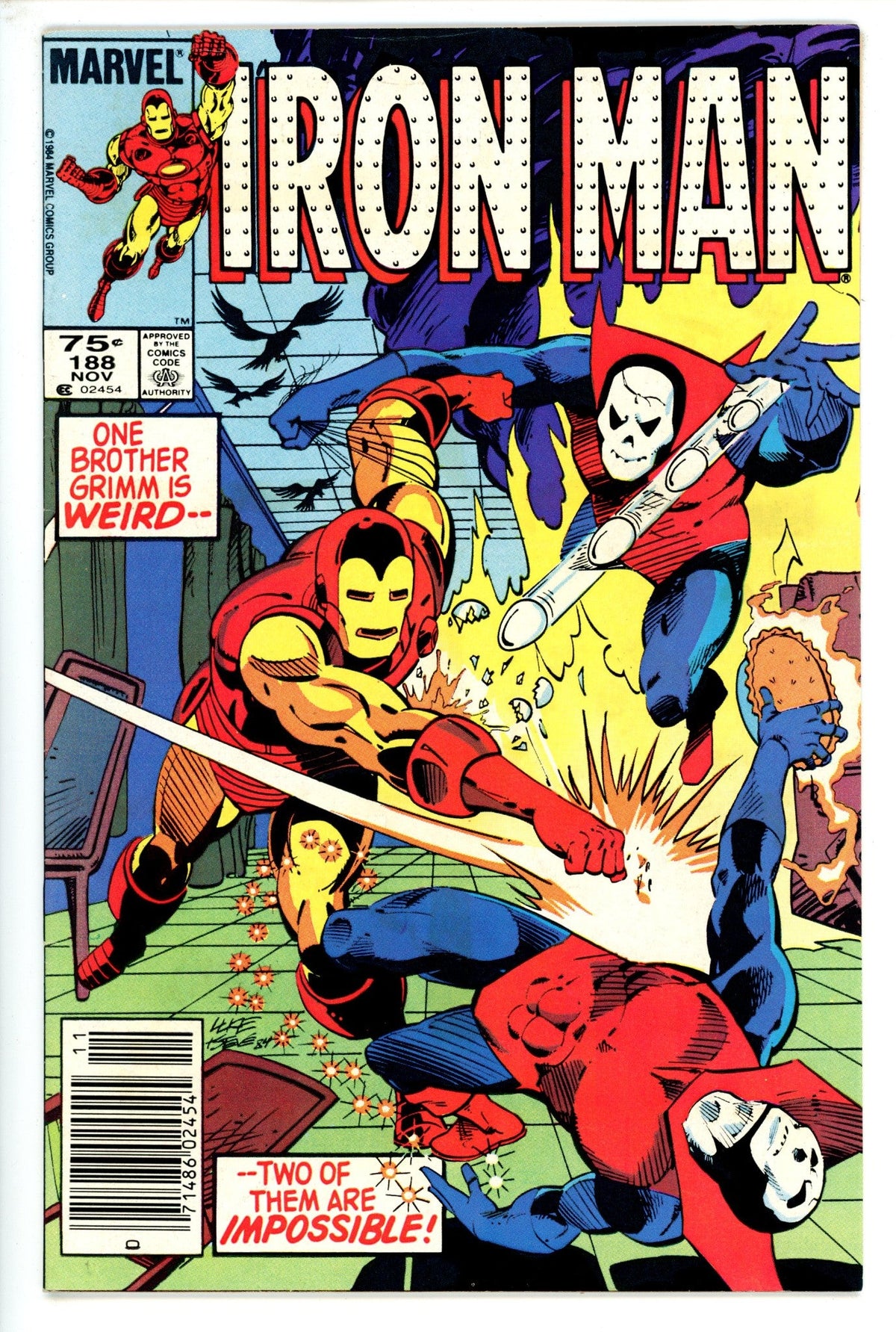 Iron Man Vol 1 188  Mid Grade   (1984)   Canadian Price Variant