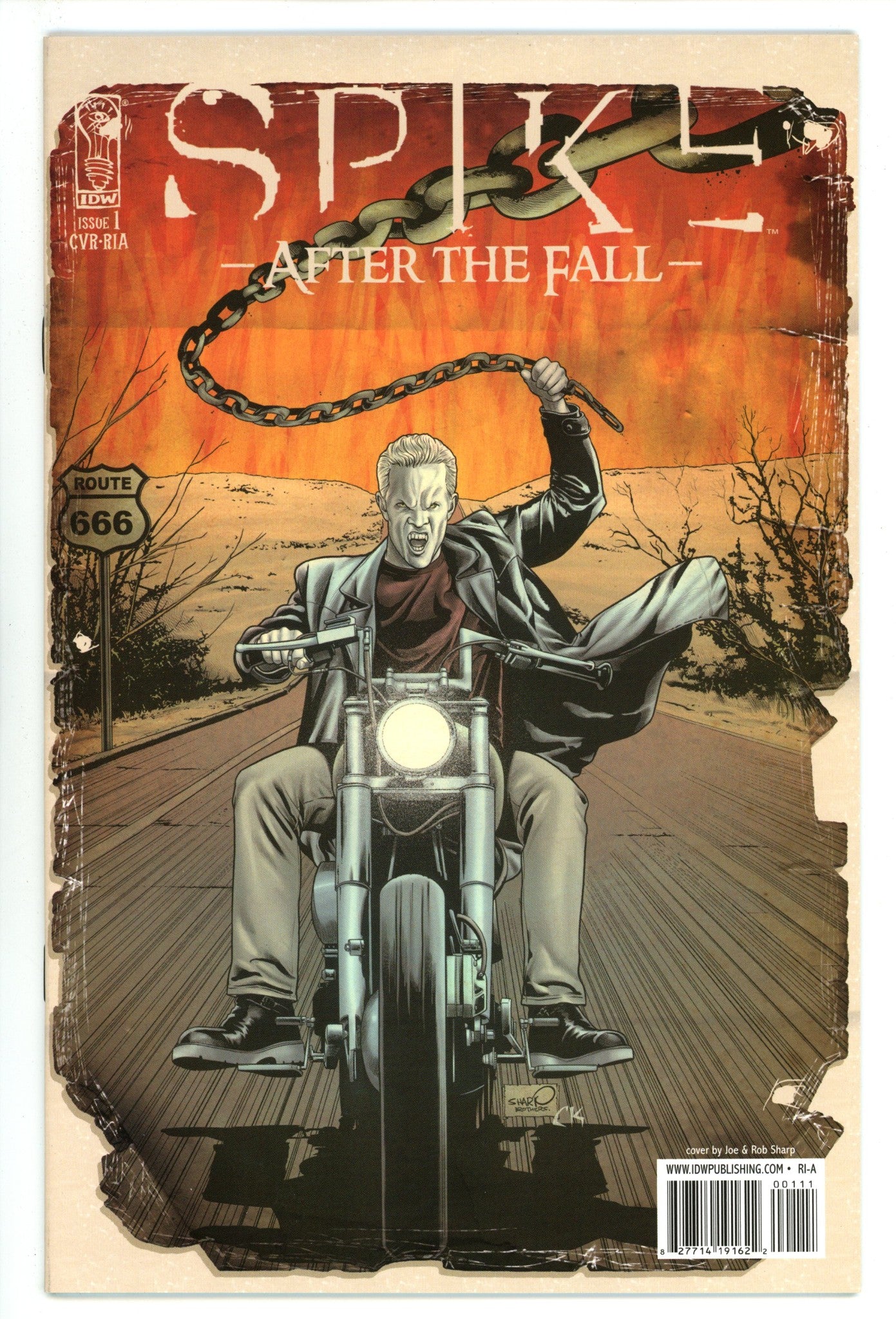 Spike: After the Fall 1 VF/NM (9.0) (2008) Sharp Incentive Variant 