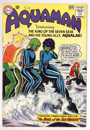 Aquaman Vol 1 16 FN/VF (7.0) (1964)