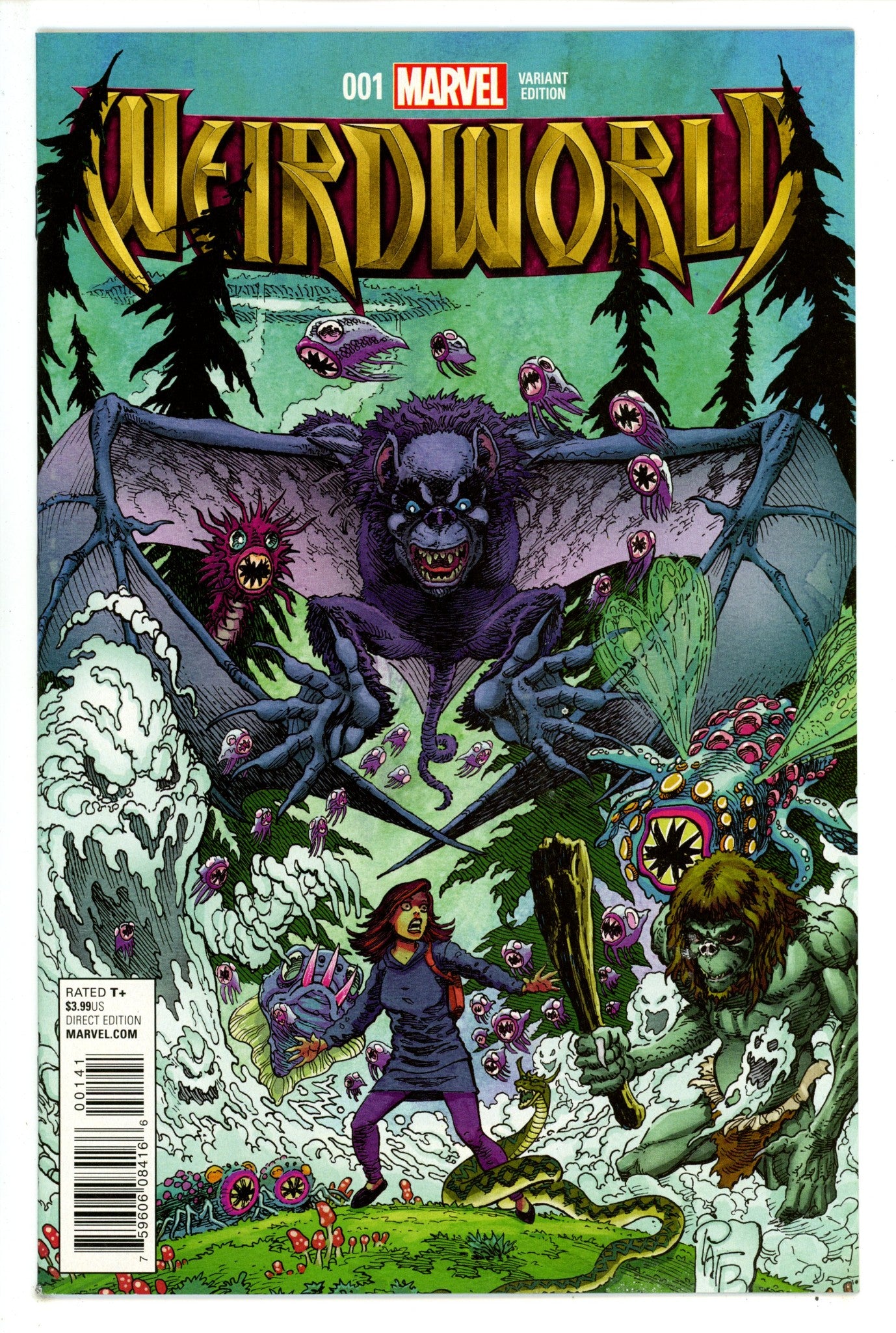 Weirdworld Vol 2 1 High Grade (2016) Broderick Incentive Variant 