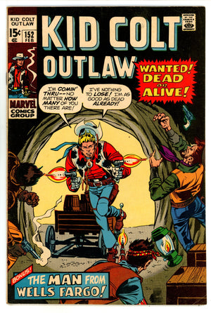 Kid Colt Outlaw 152 FN+ (6.5) (1971) 