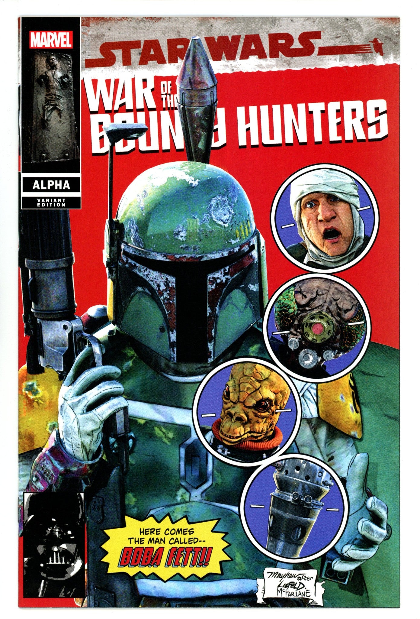 Star Wars: War of the Bounty Hunters Alpha 1 NM (9.4) (2021) Mayhew Exclusive Variant 