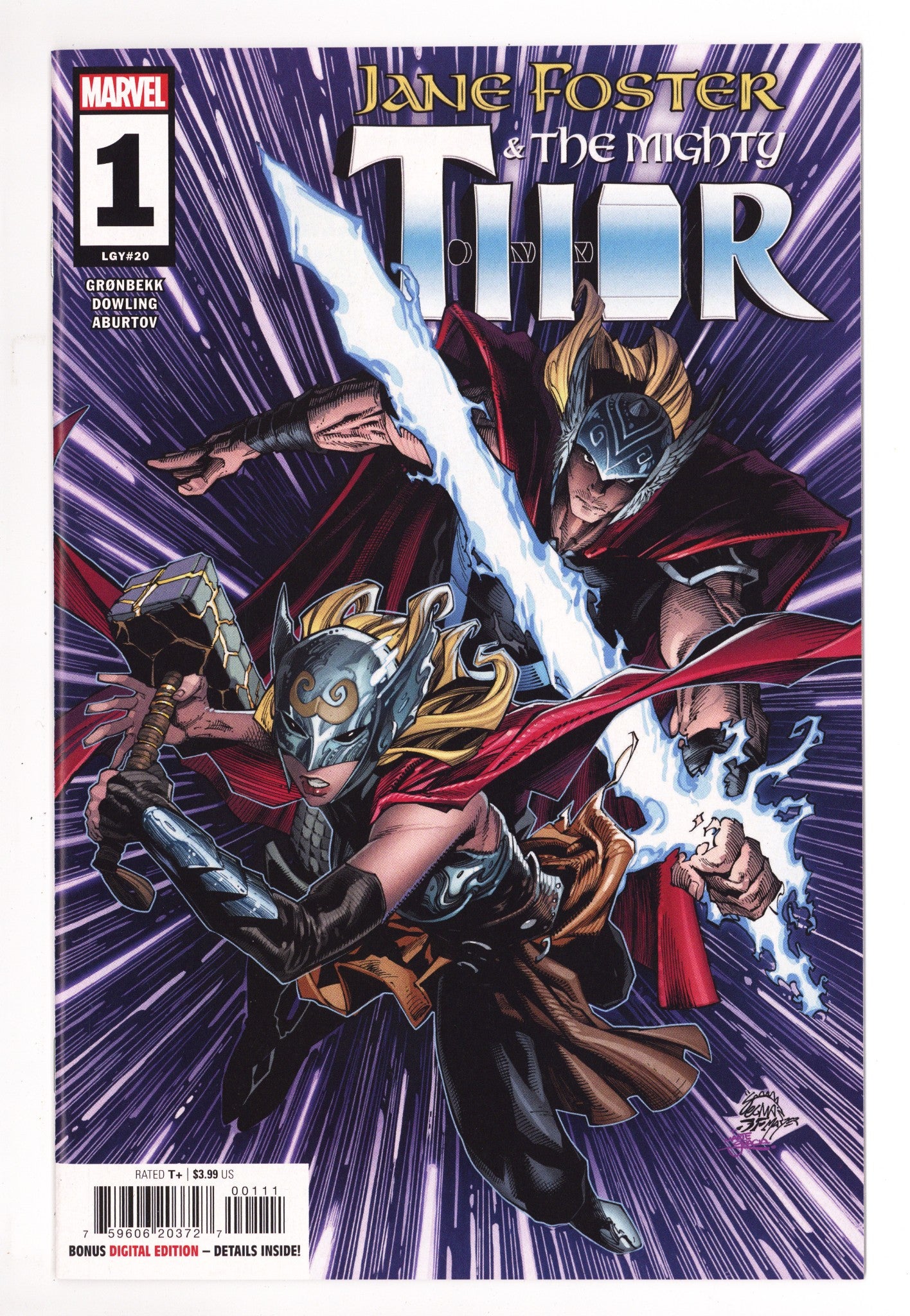 Jane Foster & the Mighty Thor 1 (20) High Grade (2022) 