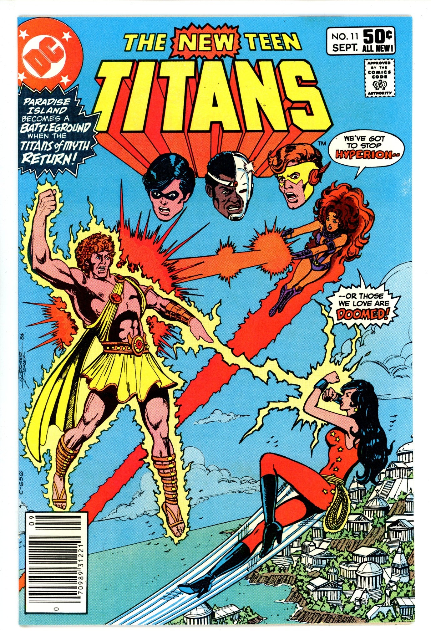 The New Teen Titans Vol 1 11 Newsstand (1981)