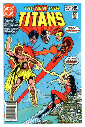 The New Teen Titans Vol 1 11 Newsstand (1981)