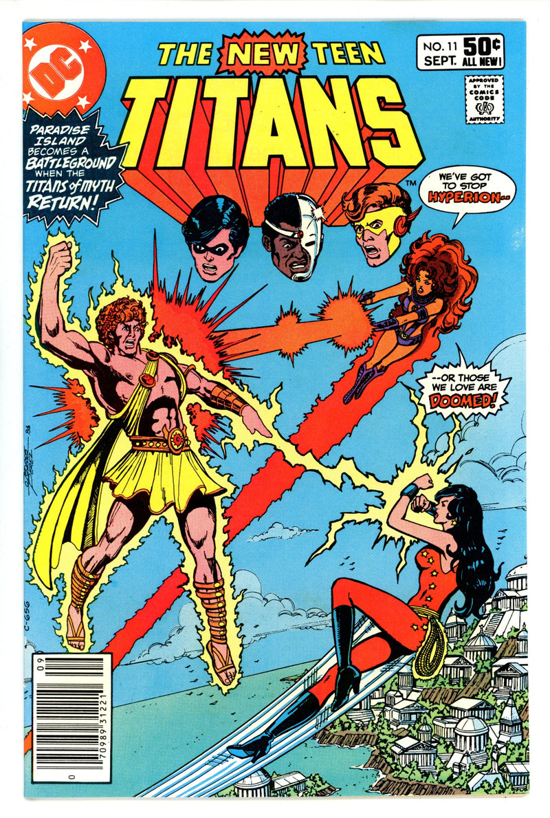 The New Teen Titans Vol 1 11 Newsstand (1981)