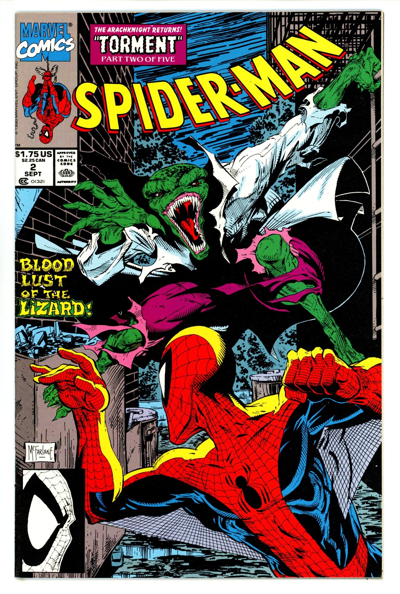 Spider-Man Vol 1 2 VF- (1990)