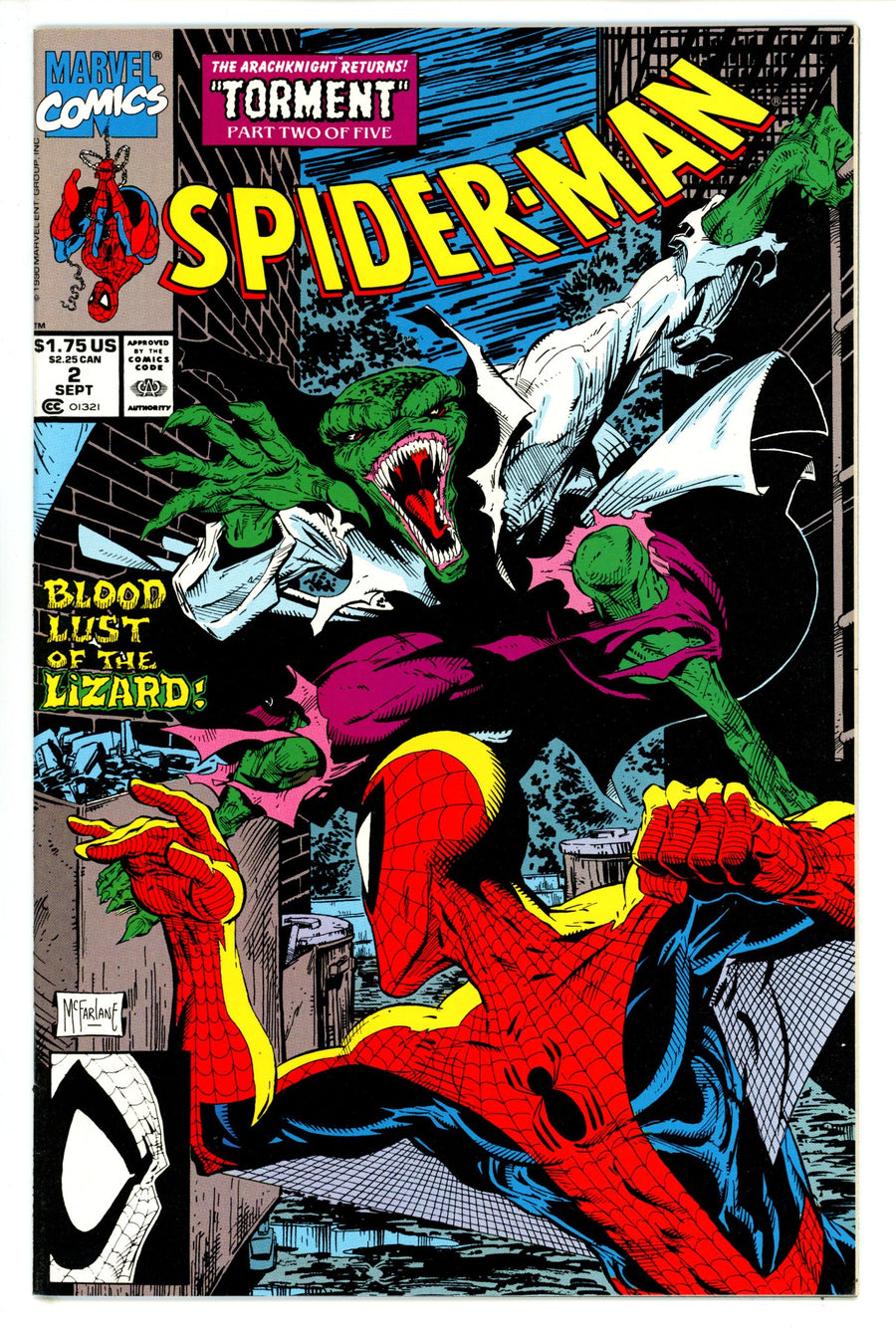 Spider-Man Vol 1 2 VF- (1990)