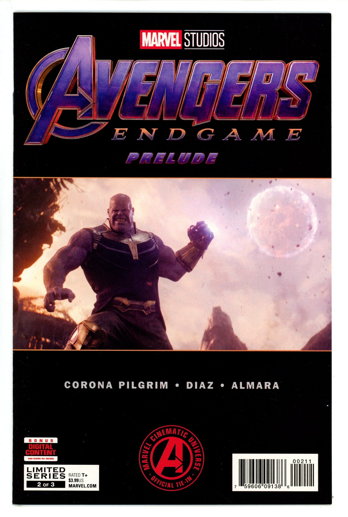 Marvel's Avengers: Endgame Prelude 2 NM- (9.2) (2019)