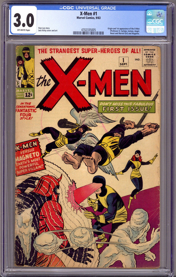 The X-Men Vol 1 1 CGC 3.0 (GD/VG) (1963)