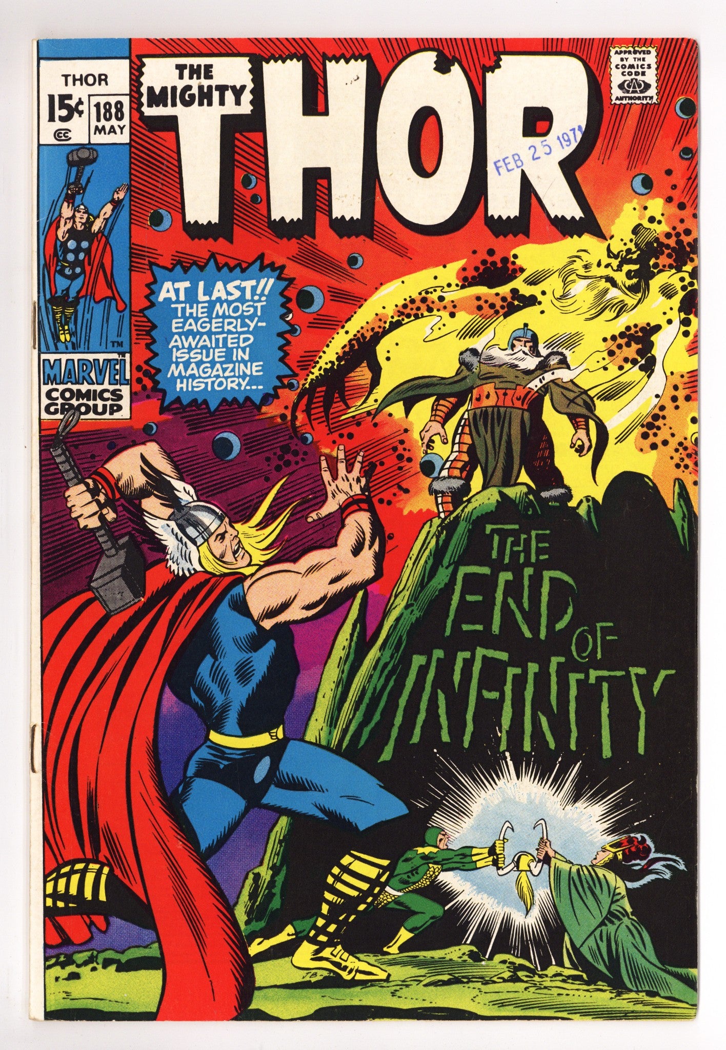 Thor Vol 1 188 FN+ (6.5) (1971) 